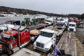 Trucker Convoy Protesting Covid Mandates Slows Traffic Around Country